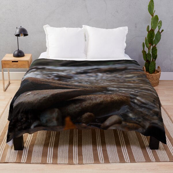 Item preview, Rocky Stream, Mountain Creek with Smooth Running Water and Rich Colored Rocks with a Moody Atmosphere  designed and sold by PrettyLittlePic.