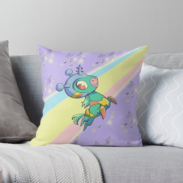 Space Unicorn Throw Pillow