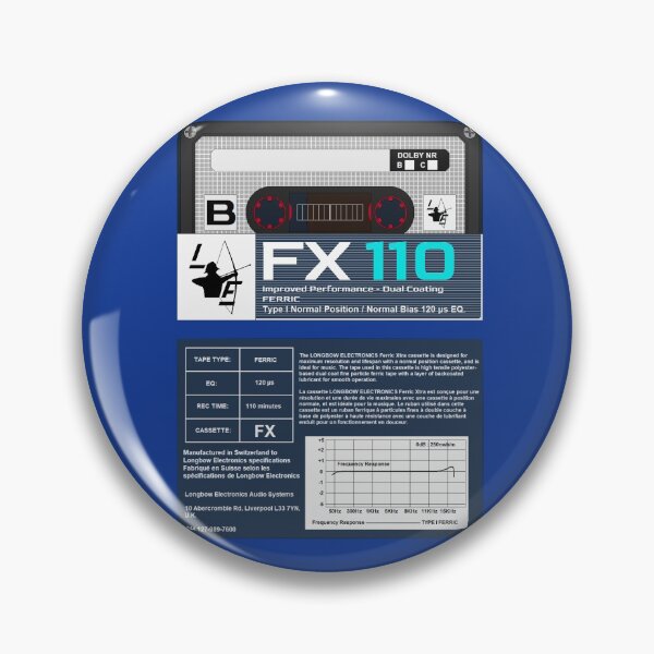 Item preview, Longbow Electronics FX 110 Type 1 Cassette (front and back) designed and sold by B-96-J.