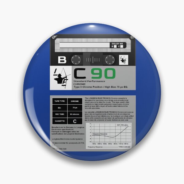 Item preview, Longbow Electronics C 90 Type 2 Cassette (front and back) designed and sold by B-96-J.