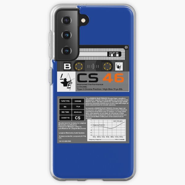 Longbow Electronics CS 46 Type 2 Cassette (front and back) Samsung Galaxy Soft Case