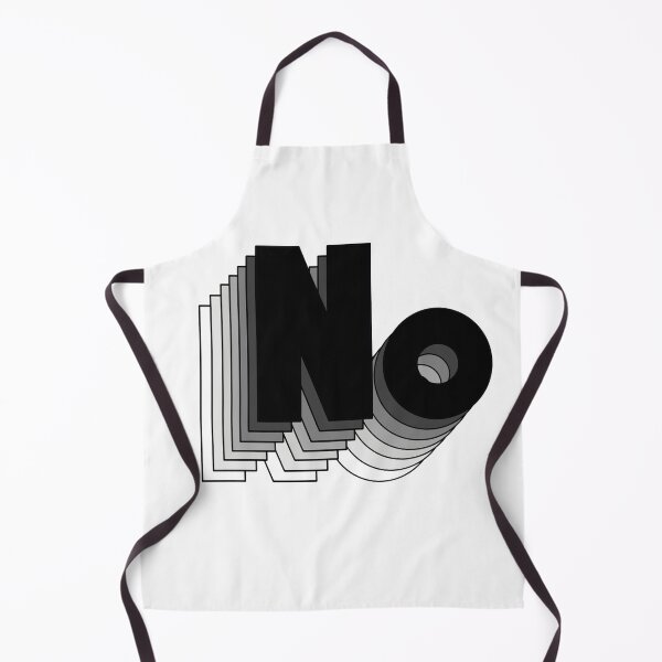 Item preview, No - Black to White designed and sold by TheeForestFox Shop.
