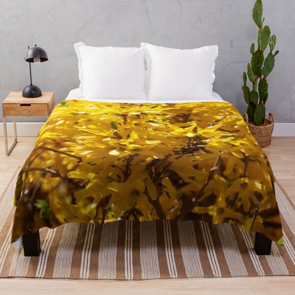 Item preview, Yellow Easter Bush, Spring Blooms with Vibrant Yellow Flower Petals designed and sold by PrettyLittlePic.