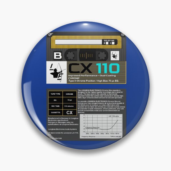 Item preview, Casete Longbow Electronics CX 110 Tipo 2 (anverso y reverso) designed and sold by B-96-J.