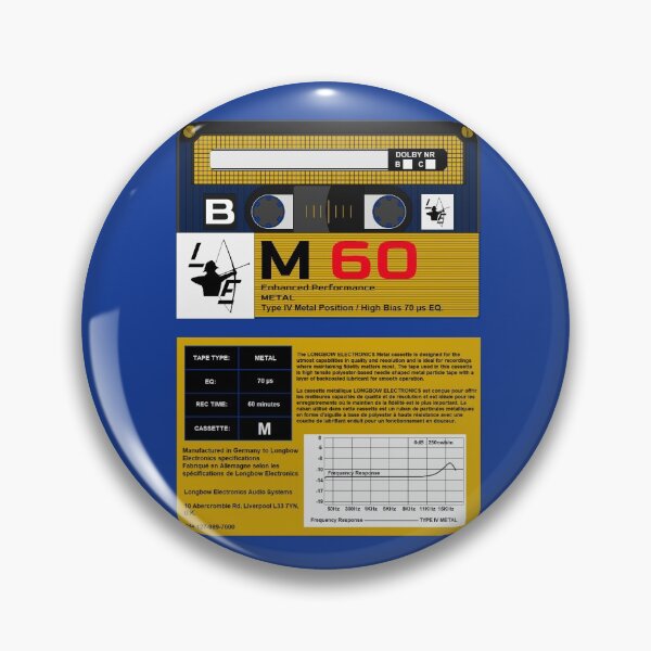 Item preview, Longbow Electronics M 60 Type 4 Cassette (front and back) designed and sold by B-96-J.