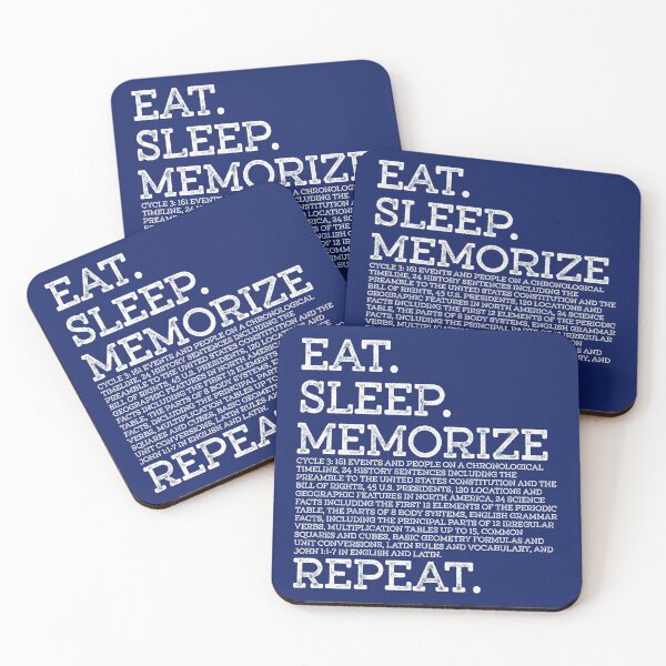 Item preview, Cycle 3 Eat Sleep Memorize Repeat Memory Master designed and sold by Artistic Assets Studio.
