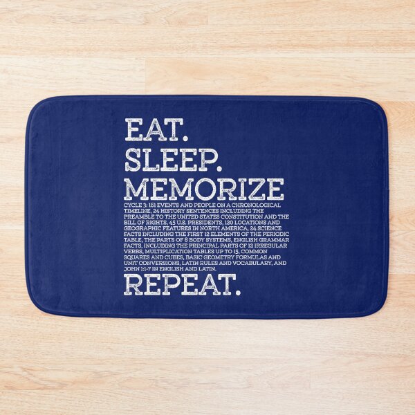 Item preview, Cycle 3 Eat Sleep Memorize Repeat Memory Master designed and sold by Artistic Assets Studio.