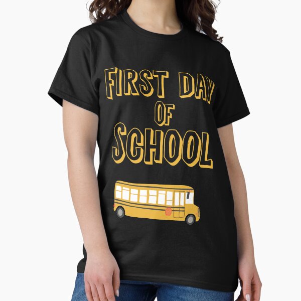 Item preview, First Day of School Photo Op Shirt - Yellow School Bus designed and sold by sableandshadow.