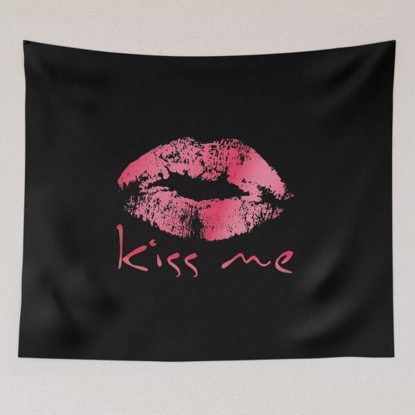 Item preview, Kiss me - Black designed and sold by crazycollective.