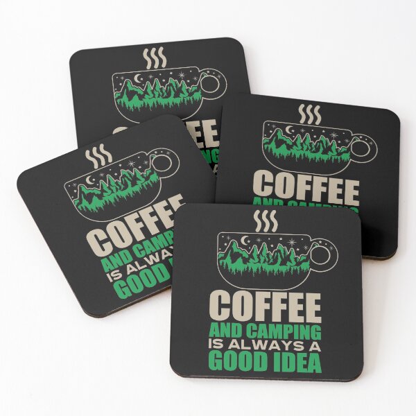 Item preview, Coffee And Camping Is Always a Good Idea | Campfire Fresh Brew designed and sold by GravitiTees.