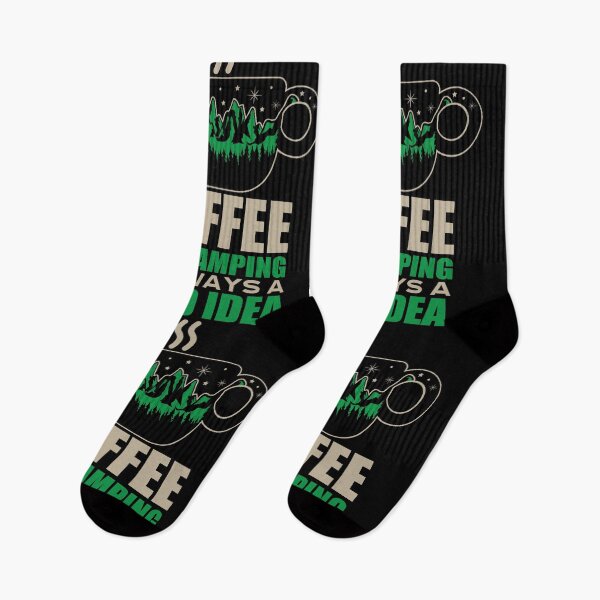Item preview, Coffee And Camping Is Always a Good Idea | Campfire Fresh Brew designed and sold by GravitiTees.
