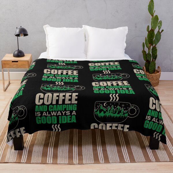 Item preview, Coffee And Camping Is Always a Good Idea | Campfire Fresh Brew designed and sold by GravitiTees.