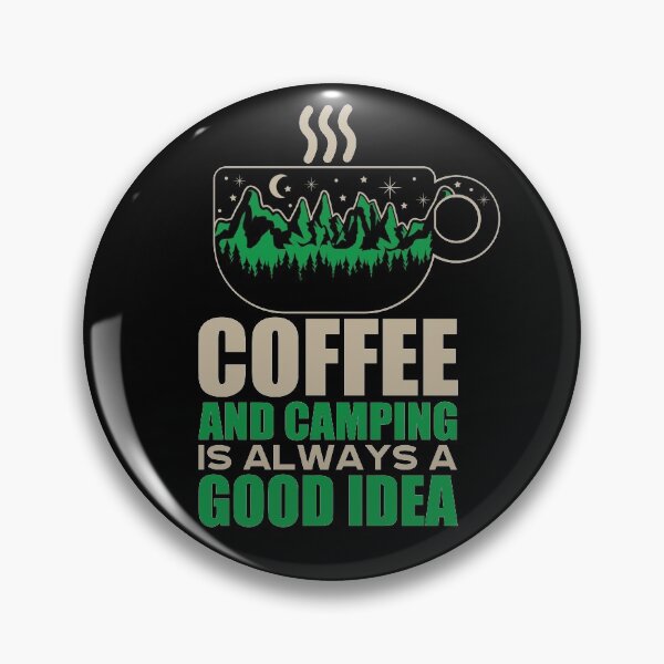 Item preview, Coffee And Camping Is Always a Good Idea | Campfire Fresh Brew designed and sold by GravitiTees.