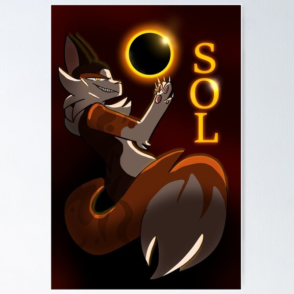 Vista previa del artículo con la obra «Sol - Eclipse», diseñado y vendido por wingiitt.