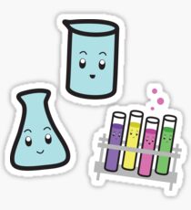 Flaschen & Reagenzglas Aufkleber Sticker