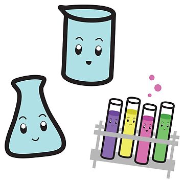 Artwork thumbnail, Flasks & Test Tube Stickers by scicouture