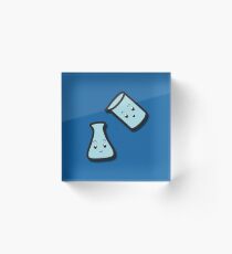 Beaker & Erlenmeyer Flask Acrylic Block