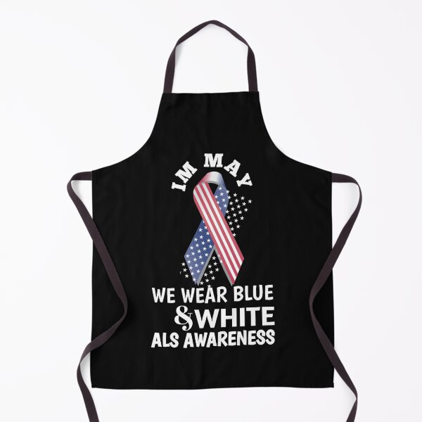 Item preview, Rainbow In May We Wear Blue And White Als Awareness designed and sold by The Nova Prints .