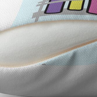 Alternate view of Test Tubes Throw Pillow