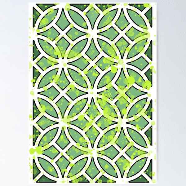 Item preview,  Geometric forms pattern green forms army color Classic T-Shirt designed and sold by fowzi shokri.