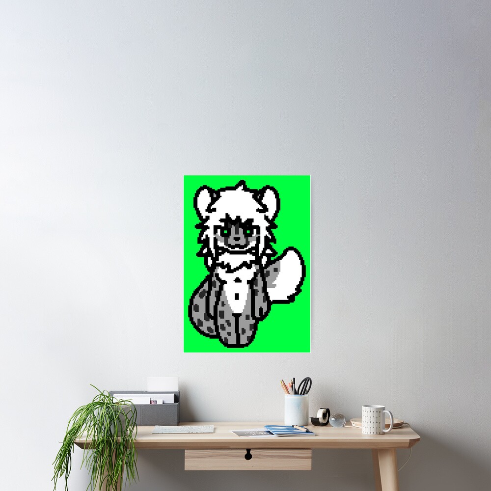 "Changed - Snow Leopard Sprite" Poster by KonkeyZhong | Redbubble