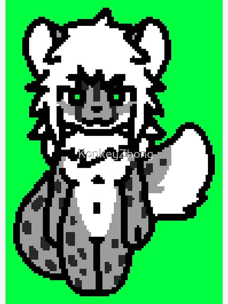 "Changed - Snow Leopard Sprite" Poster by KonkeyZhong | Redbubble