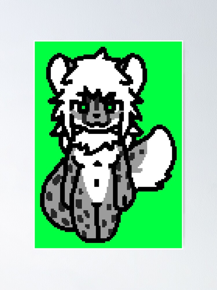 "Changed - Snow Leopard Sprite" Poster by KonkeyZhong | Redbubble
