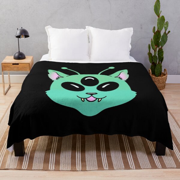 Item preview, Alien Cat Green Cute Kawaii Animal designed and sold by trajeado14.