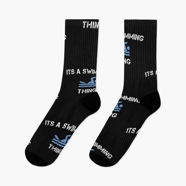 Item preview, Its A Swimming Thing Funny Simple Design With Silhouette For Swimming Lovers (Men And Women) designed and sold by pedrored369.