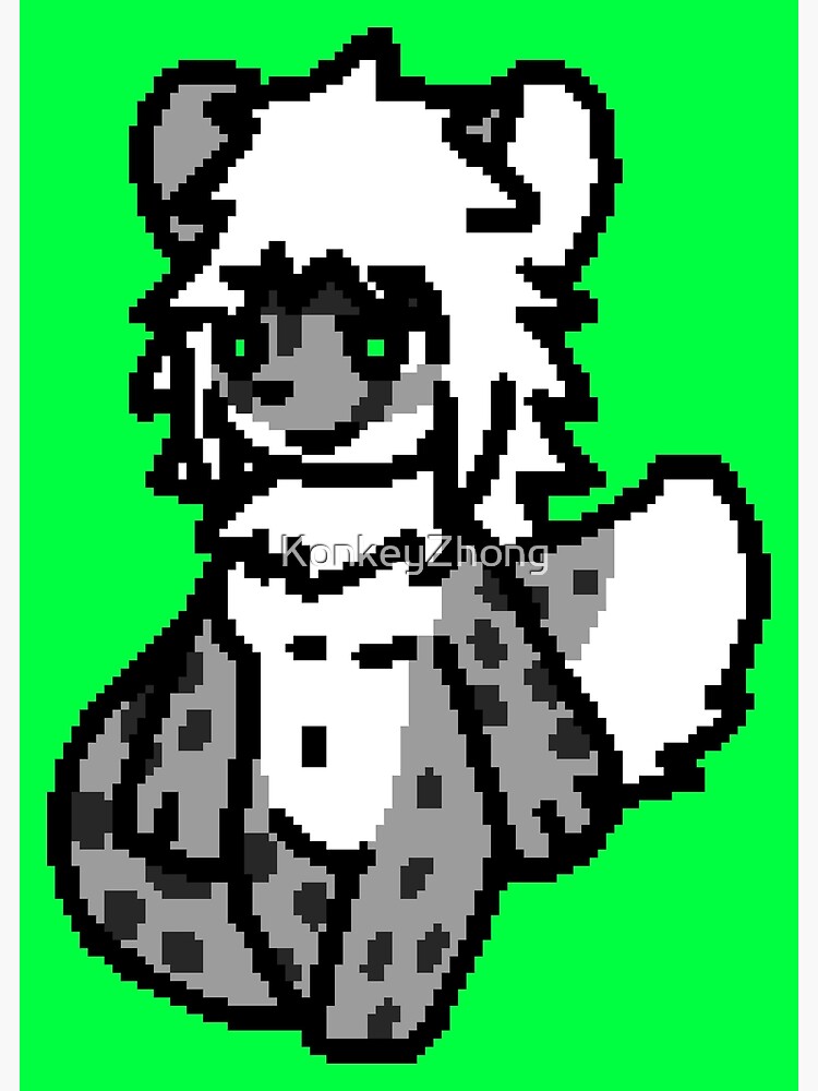 "Changed - Snow Leopard Walking Sprite" Poster by KonkeyZhong | Redbubble
