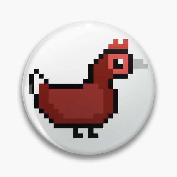 Item preview, Pixel Art Brown Chicken designed and sold by Sauropsida.