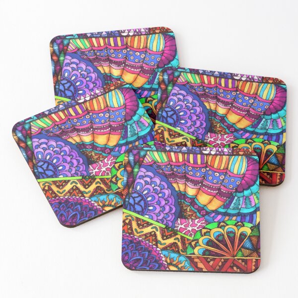 Item preview, Psychedelic abstract 2 designed and sold by catapat60.