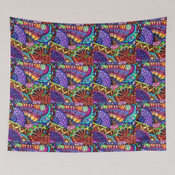 Item preview, Psychedelic abstract 2 designed and sold by catapat60.