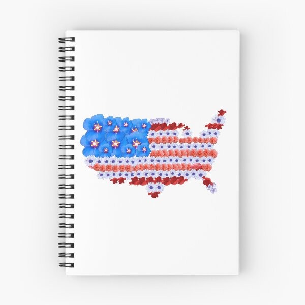 Item preview, American flag map designed and sold by cizito.