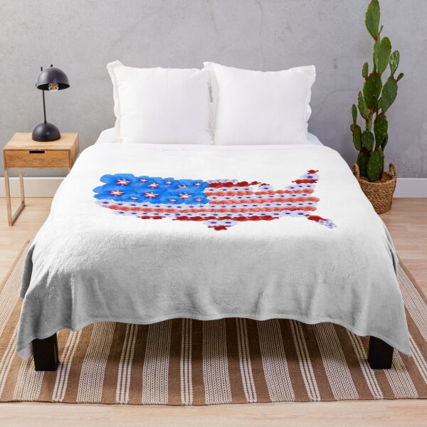 Item preview, American flag map designed and sold by cizito.
