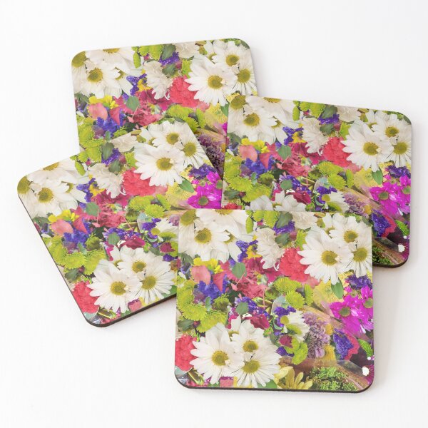 Item preview, Bright Spring Colorful Flowers Collage designed and sold by Designs By YL.