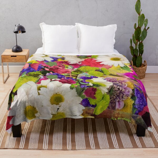 Item preview, Bright Spring Colorful Flowers Collage designed and sold by Designs By YL.