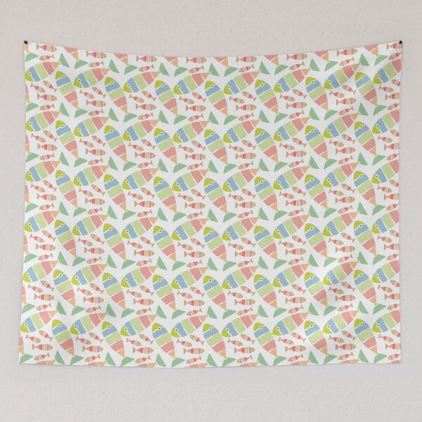 Item preview, Colourful Fishes designed and sold by BorneowithLove.