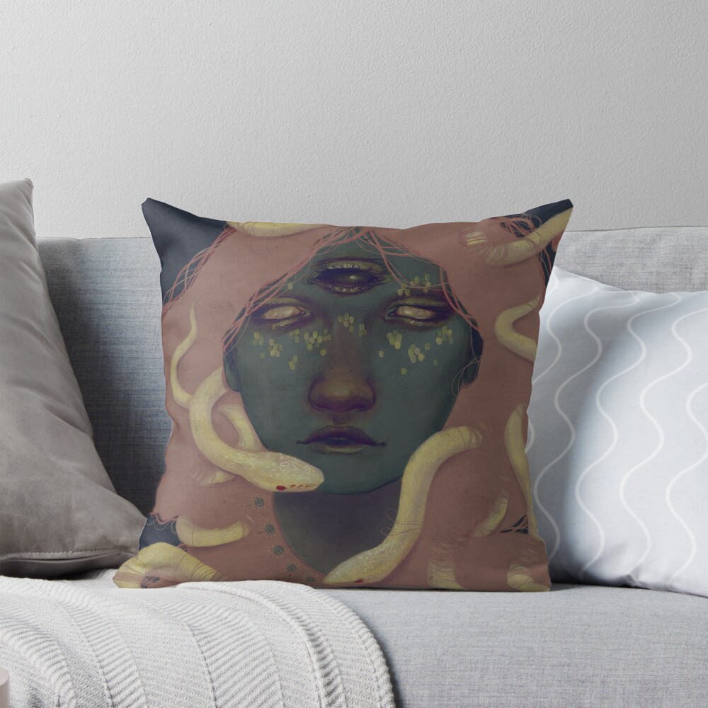 Item preview, Throw Pillow designed and sold by ghostii.