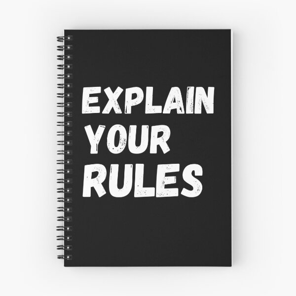 Item preview, Explain Your Rules designed and sold by Johan Liebert.