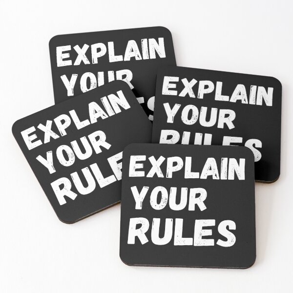 Item preview, Explain Your Rules designed and sold by Johan Liebert.