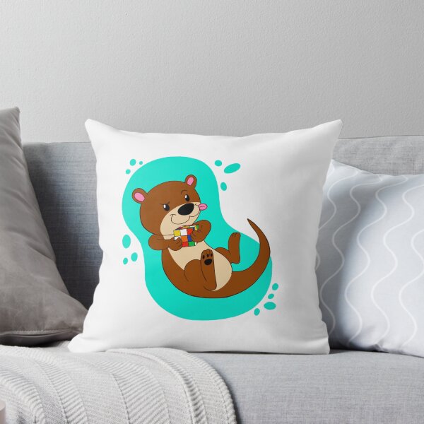 Item preview, Rubik's Cube Otter designed and sold by FrancesFoxglove.