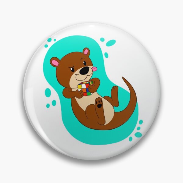 Item preview, Rubik's Cube Otter designed and sold by FrancesFoxglove.