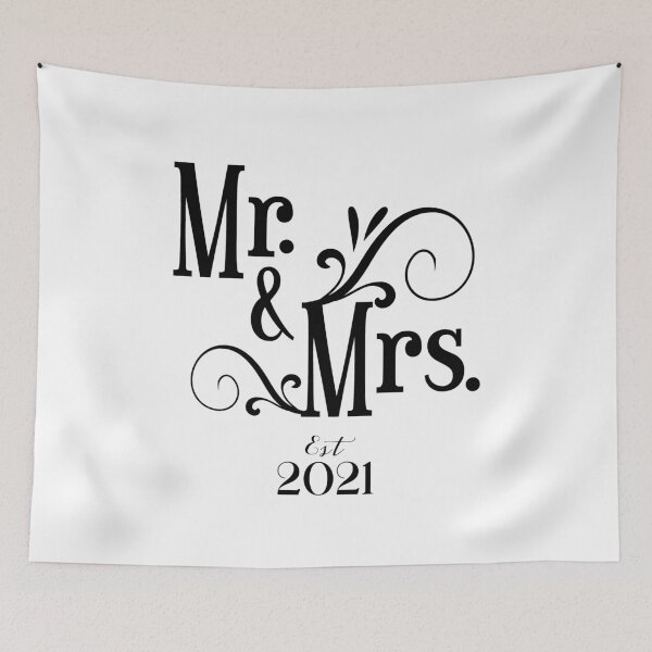 Item preview, Mr & Mrs Est 2021 designed and sold by CreativeEmpires.