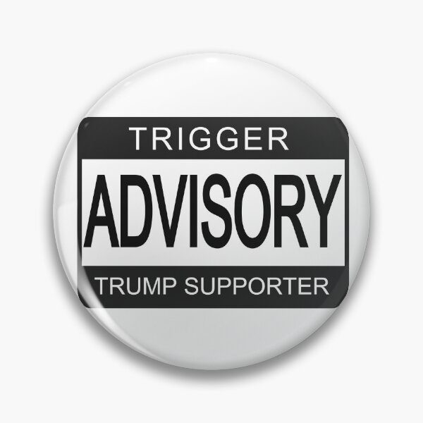 Item preview, Trigger Advisory Trump Supporter - Anti Woke - Funny Conservative Stickers  designed and sold by WeAreRightStore.