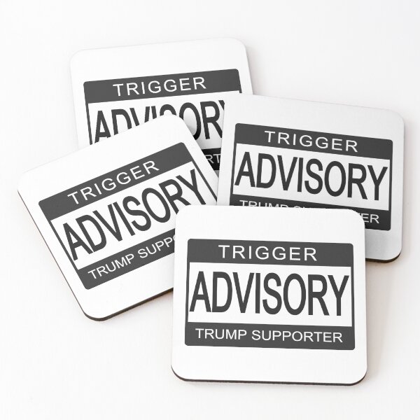 Item preview, Trigger Advisory Trump Supporter - Anti Woke - Funny Conservative Stickers  designed and sold by WeAreRightStore.