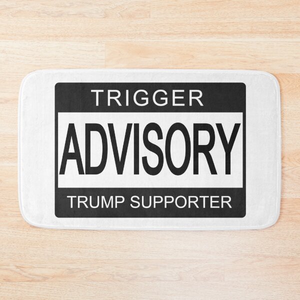 Item preview, Trigger Advisory Trump Supporter - Anti Woke - Funny Conservative Stickers  designed and sold by WeAreRightStore.