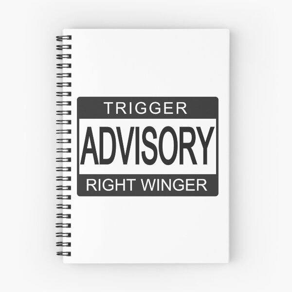 Item preview, Trigger Advisory Right Winger - Anti Woke - Funny Conservative Stickers  designed and sold by WeAreRightStore.