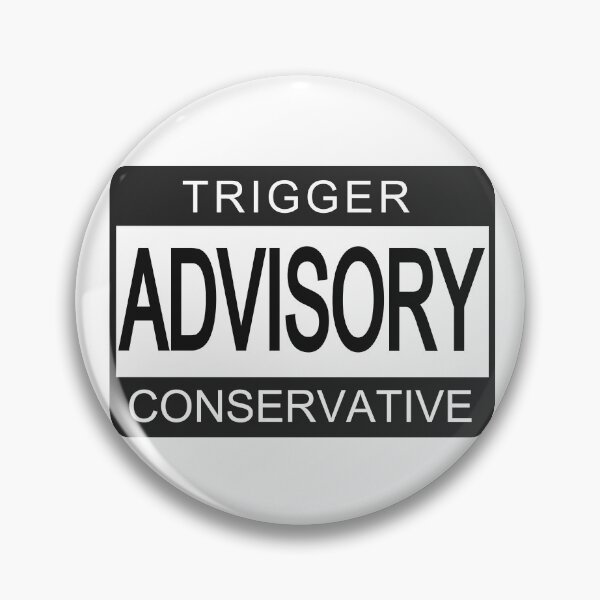 Item preview, Trigger Advisory Conservative - Anti Woke - Funny Conservative Stickers  designed and sold by WeAreRightStore.