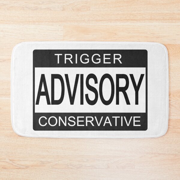 Item preview, Trigger Advisory Conservative - Anti Woke - Funny Conservative Stickers  designed and sold by WeAreRightStore.